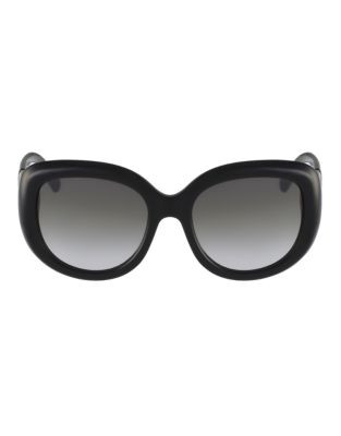 Ferragamo Round Sunglasses SF727S - BLACK