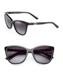 Dolce & Gabbana 56mm Square Sunglasses - BLACK