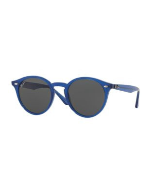 Ray-Ban Full Round Acetate Sunglasses - BLUE (616587) - 49 MM