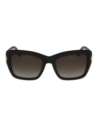 Ferragamo Square Shape Sunglasses SF763S - BLACK