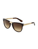Dolce & Gabbana DNA 54mm Square Sunglasses - HAVANA
