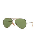 Ray-Ban Original Classic Aviator Sunglasses - BROWN GREEN - 58 MM