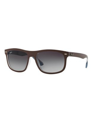 Ray-Ban High Street 59mm Wayfarer Sunglasses - BROWN OMBRE (61898G) - SMALL