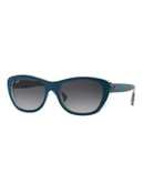 Ray-Ban High Street 55mm Cat-Eye Sunglasses - BLUE - SMALL