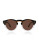 Illesteva Leonard Round Sunglasses - HALF/HALF WITH AMBER LENSES