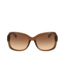 Diane Von Furstenberg Tallyanne Square Sunglasses - CRYSTAL BROWN
