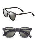 Le Specs Bandwagon Wayfarer Sunglasses - BLACK