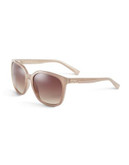 Calvin Klein 59mm R700S Square Sunglasses - SAND