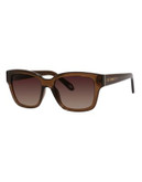 Fossil Wayfarer 3026 Sunglasses - TRANDPARENT BROWN