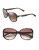 Calvin Klein Oversized 58mm Round Sunglasses - TORTOISE