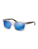 Michael Kors Sandestin 54mm Square Sunglasses - CLEAR