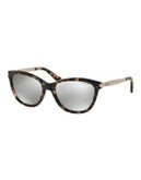 Ralph By Ralph Lauren Eyewear Essential 54mm Extended Temple Cat-Eye Sunglasses - TOKYO TORTOISE