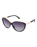 Vince Camuto Cat Eye VC592 Sunglasses - BLACK