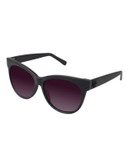 Vince Camuto VC626 55mm Cat Eye Sunglasses - MATTE BLACK