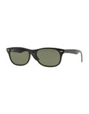 Ray-Ban Liteforce 55mm Wayfarer Sunglasses - MATTE BLACK (POLARIZED) (601S9A) - 55 MM