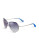 Diane Von Furstenberg Crisscross Aviator Sunglasses - SEA BLUE