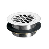 Shower Drain in Vibrant Polished Nickel