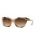 Burberry Gabardine 57mm Square Sunglasses - LIGHT HORN