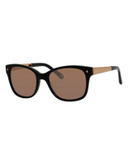 Fossil Wayfarer 2012 Sunglasses - BLACK/ROSE MIRRORED
