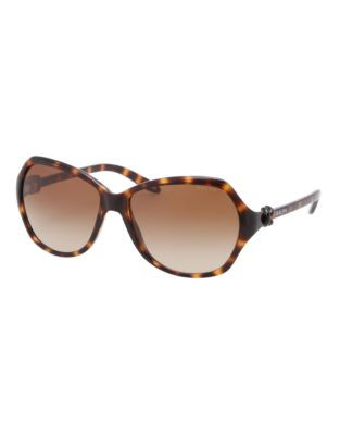 Ralph By Ralph Lauren Eyewear Butterfly Sunglasses - DARK TORTOISE
