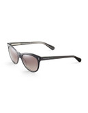 Marc By Marc Jacobs 434S 53mm Round Sunglasses - BLACK CRYSTAL