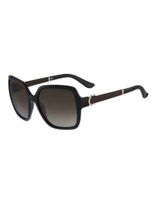 Ferragamo Square Shape Sunglasses SF765SL - BLACK