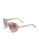 Calvin Klein 56mm R693S Square Sunglasses - NUDE