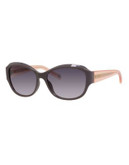 Fossil Round 3028 Sunglasses - GREY/PINK