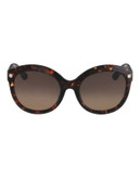 Ferragamo Oversized Sunglasses SF677S - TORTOISE