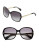 Marc By Marc Jacobs 57mm Oversized Contrast Square Sunglasses - BLACK GOLD