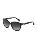 Dolce & Gabbana Streetwear 56mm Square Sunglasses - BLACK