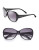 Calvin Klein 65mm Modern Oval Sunglasses - BLACK