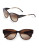 Burberry 56mm Gabardine Cat-Eye Sunglasses - DARK HAVANA