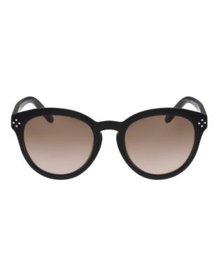 Chloé Small Studded Round Sunglasses - BLACK