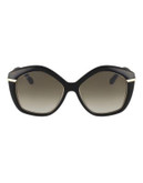 Ferragamo Sunglasses SF723S - BLACK