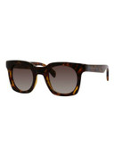 Marc By Marc Jacobs 47mm Rounded Square Sunglasses - HAVANA