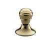 Lift Knob Flush Actuator in Vibrant French Gold