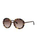 Marc By Marc Jacobs Classic Round Sunglasses - BROWN