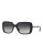Burberry Check Block 57mm Square Sunglasses - BLACK