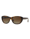 Ray-Ban High Street 55mm Cat-Eye Sunglasses - TORTOISE (710T5) - SMALL