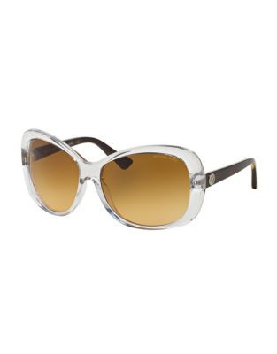 Michael Kors Hanelei Bay 60mm Oval Sunglasses - CLEAR