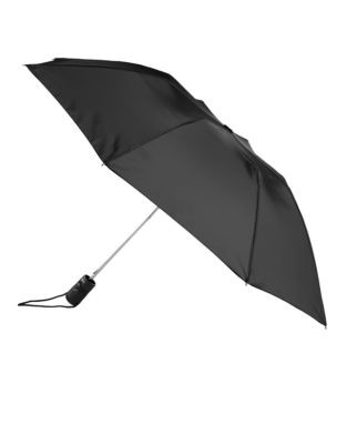 Totes Totes Automatic Classic Compact Umbrella - BLACK