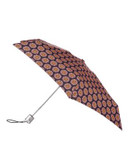 Totes Manual Signature Mini Compact Umbrella - FOULARD