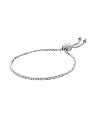 Michael Kors Semi-Precious Stone Strand Bracelet - SILVER