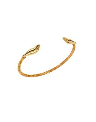 Diane Von Furstenberg Gold Wrapped Lip Cuff - GOLD