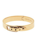 Michael Kors Pave Stone Goldtone Buckle Bracelet - GOLD