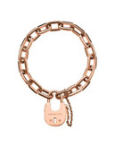 Michael Kors Link Padlock Bracelet - ROSE GOLD