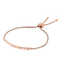Michael Kors Etched Logo Slider Bracelet - ROSE GOLD