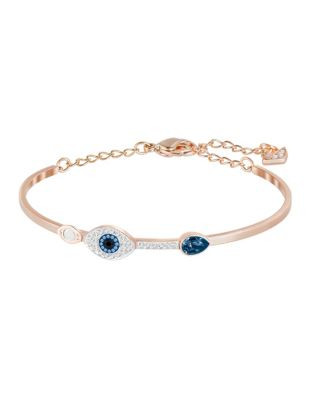 Swarovski Evil Eye Bangle Bracelet - BLUE