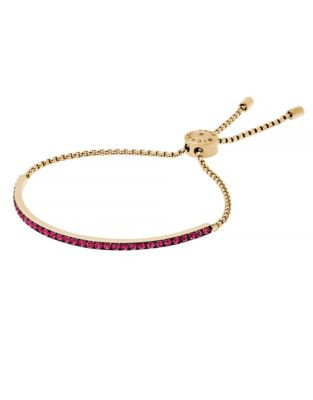 Michael Kors Parisian Jewels Pave Bar Bracelet - PINK